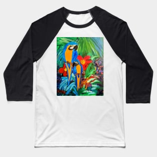 Two parrots in the jungle Baseball T-Shirt